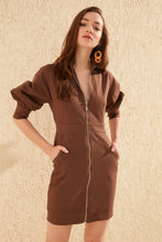 Load image into Gallery viewer, Trendyol Zipper Dress TWOSS20EL0618
