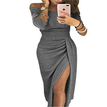 Load image into Gallery viewer, NEDEINS 2020 mode Sexy longue robe d&#39;été femmes élégant Vestido fête robes de grande taille robes femmes décontracté robe de nuit
