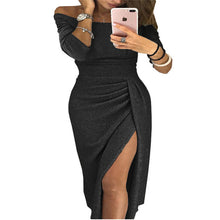 Load image into Gallery viewer, NEDEINS 2020 mode Sexy longue robe d&#39;été femmes élégant Vestido fête robes de grande taille robes femmes décontracté robe de nuit
